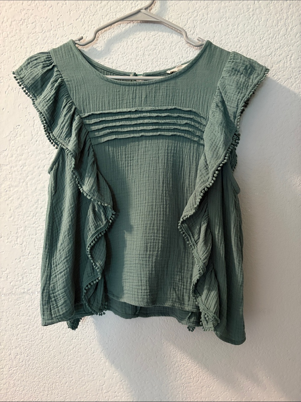 Women's Sage Ruffle Sleeve Blouse - Brand Easel